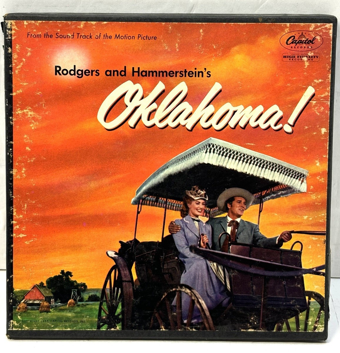 1955 Rodgers and Hammerstein's Oklahoma! Soundtrack 45 RPM Records
