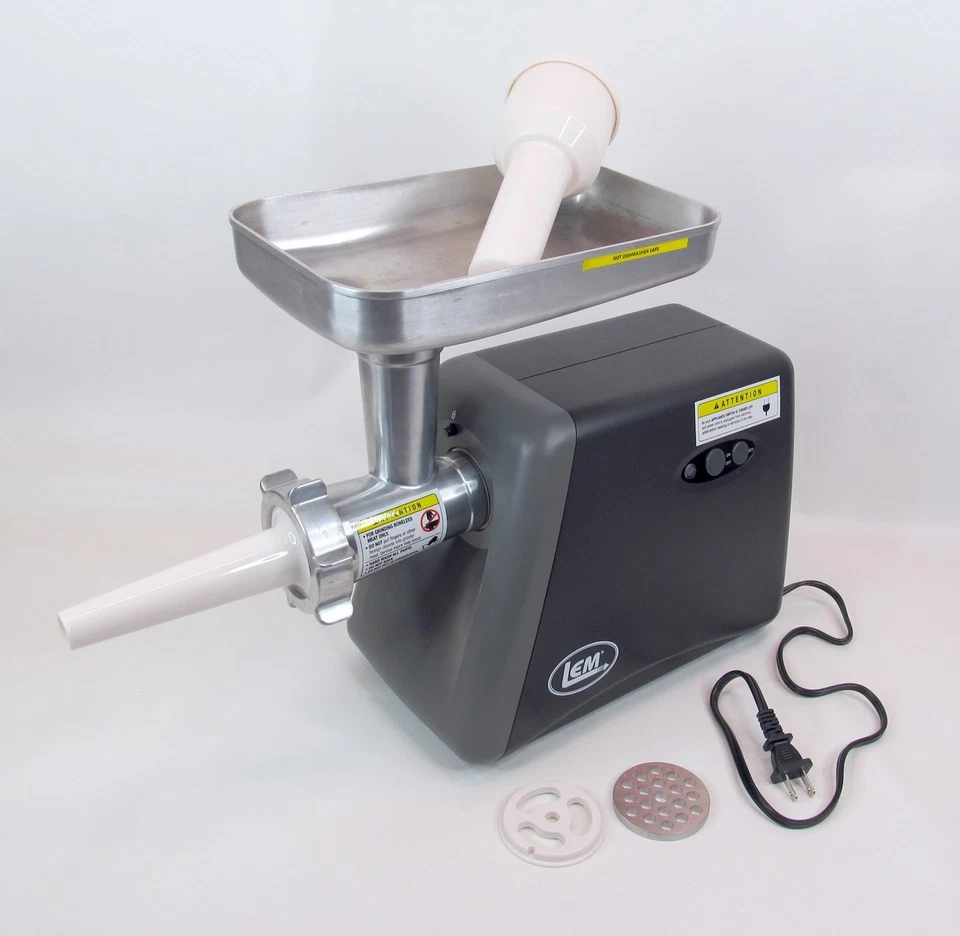 LEM #8 1224 Countertop Meat Grinder Sausage Stuffer | 575 Watt | No Knife Blade - Image 2 of 4