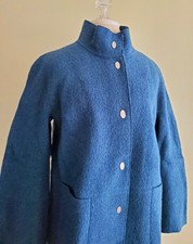 NWT in Box TALBOTS Petites Blue 100% Wool Sta...