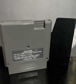 NES 1988 Nintendo NFL Super Bowl Toys LTD. Game Catridge & Sleeve Holder