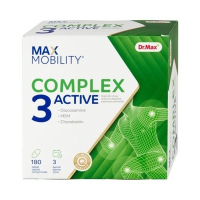 Dr. Max Max Mobility Complex 3 Aktiv - Gelenk- & Knorpelstütze - 180 Tabletten