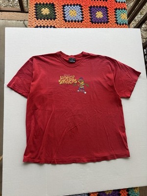 Vintage 2000s Kellogs Honey Smacks Cereal Graphic Shirt XXL Mens Y2K Snack Tee