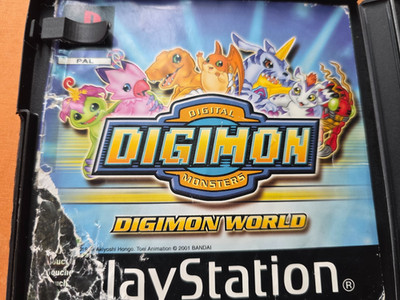 Digimon World PS1 Platinum PAL PlayStation OVP Anleitung Bandai