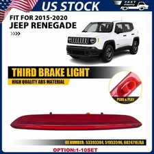 For 2015-2020 Jeep Renegade LED Third 3RD Tail Brake Light Rear Stop Lamp Red