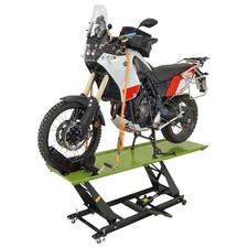 Produktbild - Motorradhebebühne Motorradrampe Hebebühne hydraulisch 450 kg Breite 55 cm Heber