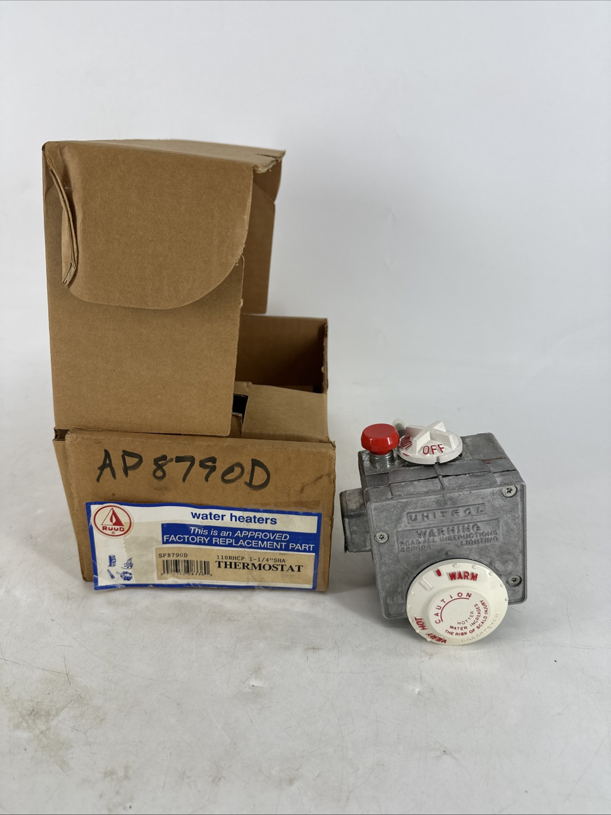 Robertshaw AP87090D  110RHCTS8-P Main Burner Pressure Pilot 3.5" 49-636-557