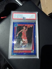 2021 Panini Donruss - Rated Rookie Ayo Dosunmu #221 Blue Signatures /49 (AU, RC)