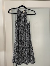 Michael Kors Dress With Silver Chain Accent Size M