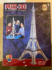 Wrebbit Puzz 3D Puzzle Eiffel Tower 703 Pieces Sealed - Excellent Condition