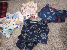 4t Boys Lot Pajama Sets Long Sleeve Lot Of 6 Gently Used