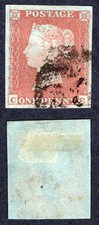 1841 Peny Red (CE) Four Margins