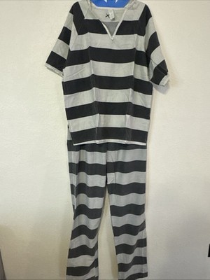 Authentic Uniform Jail Inmate Prison Stripes XL TCI Brand USA