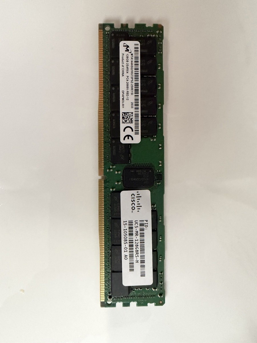メモリー DDR4-2666 ECC Registered Memory 128GB Cisco DDR4 DIMM 128GB Registered ECC Memory PC4-2666V-R UCS-MR