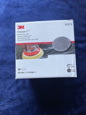 NEW 3M Finesse-It Refining Disc 3000, 20pcs/Box, 64974