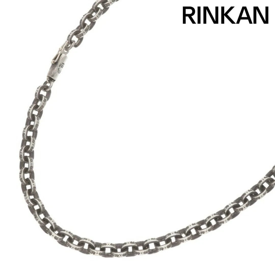 CHROME HEARTS Collana uomo argento 24 24 pollici cuori cromati CATENA CARTA usata 04ea46c3d157c238d