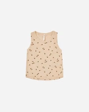 Rylee + Cru Shell Ditsy Tank Top Girls Size 4-5 Years Casual Summer Top