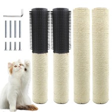 MUYG Cat Scratching Post Replacement,15.7 in M8 Tower  Beige with Brush  