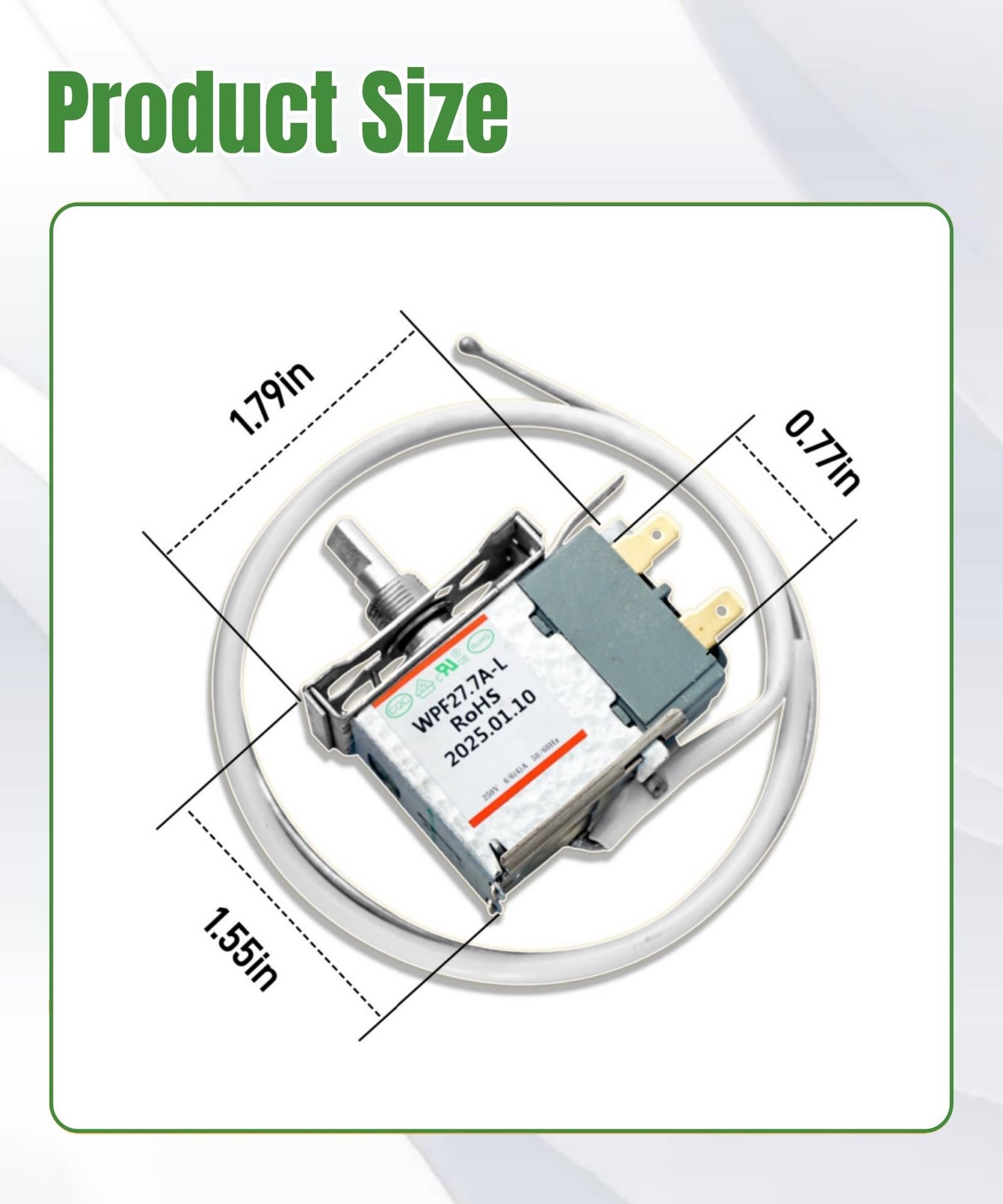 Chest Freezer Thermostat Temperature Control Replacement for Mini Freezers