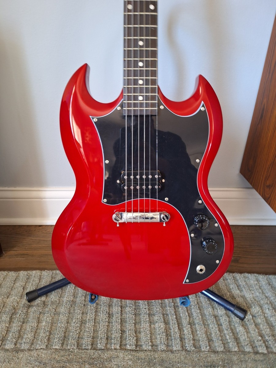 Maestro By Gibson SG Jr Electric Guitar - Red w/ Strap | eBay