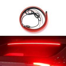 Universal Red Led 3rd Brake Light Strip Sequential Turn Signals Ip67 Waterproof