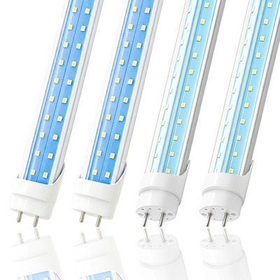 T8 4FT Dual Rows 28W LED Tube Light Bulb G13 6500K 2 Pin 4' LED Shop Light Bulbs