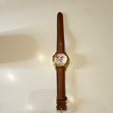 Mickey Mouse Womens Quartz Analog Watch Gold ...