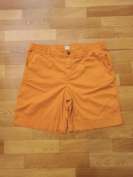 Men Camel Active Shorts Orange Cotton 36