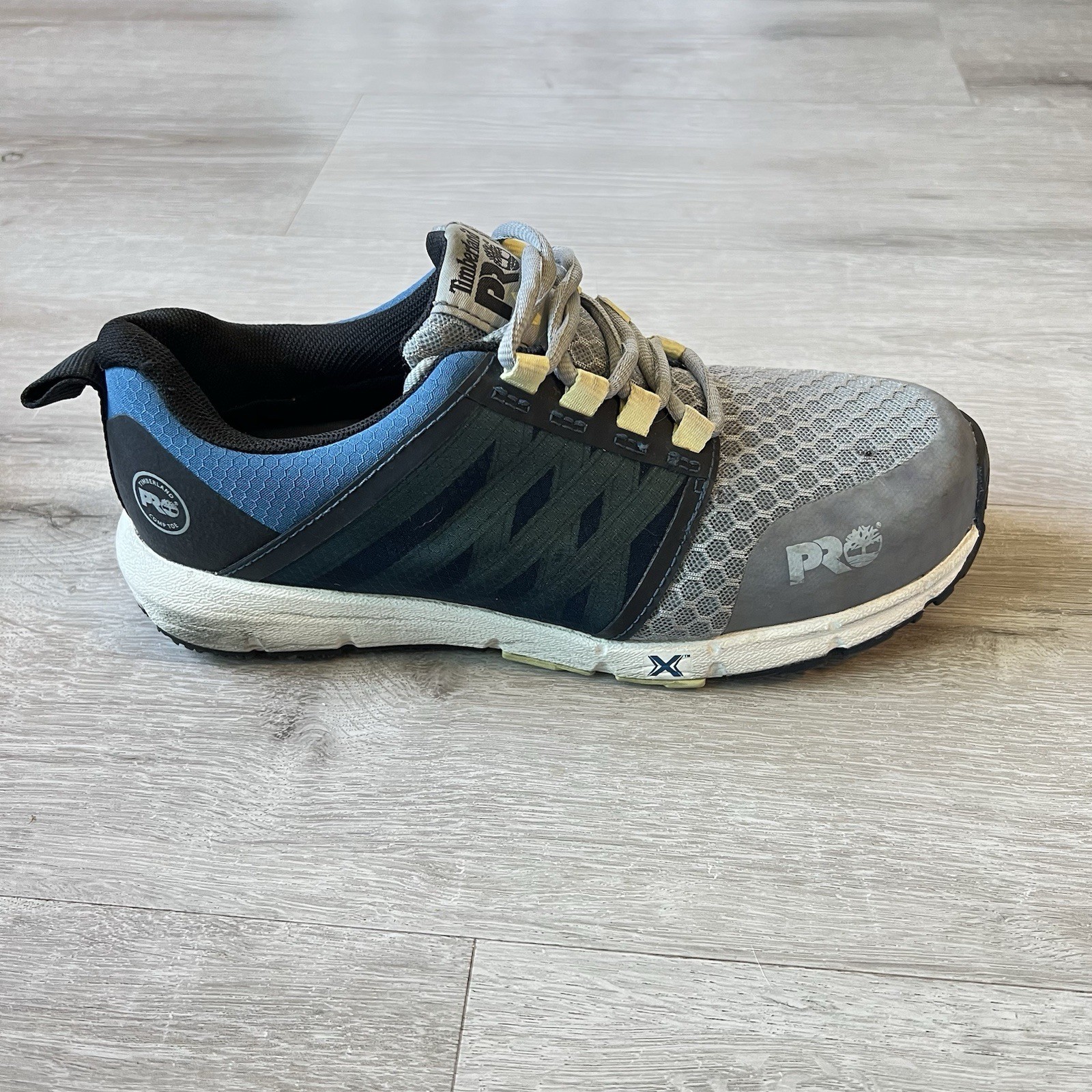 Timberland PRO Womens Day One Safety Blue Gray Shoes Size7 M Comp Steel Toe