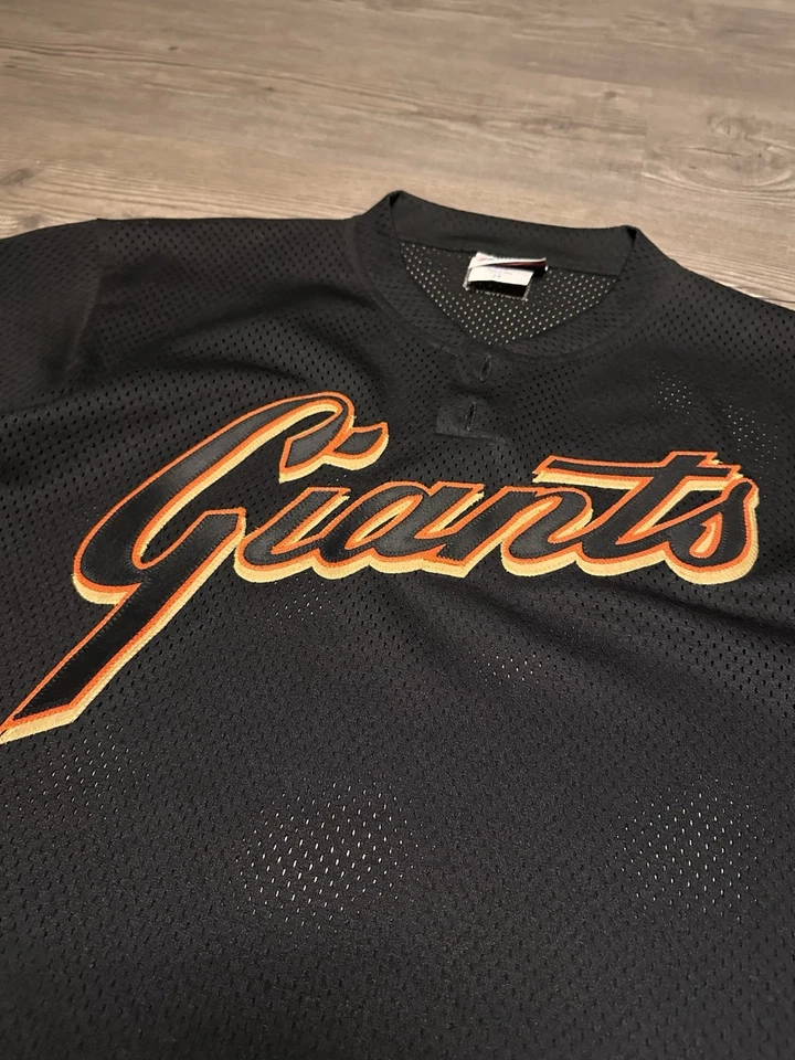 Majestic Jersey Men’s Size 2X Vintage 90s San Francisco Giants MLB Mesh S/S - Image 3 of 4