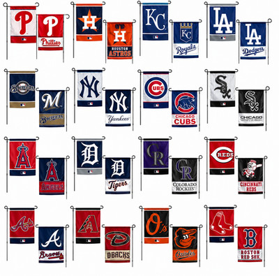Official MLB Garden Flag Double Sided Outdoor 12x18 Many Team to Choose From NEW