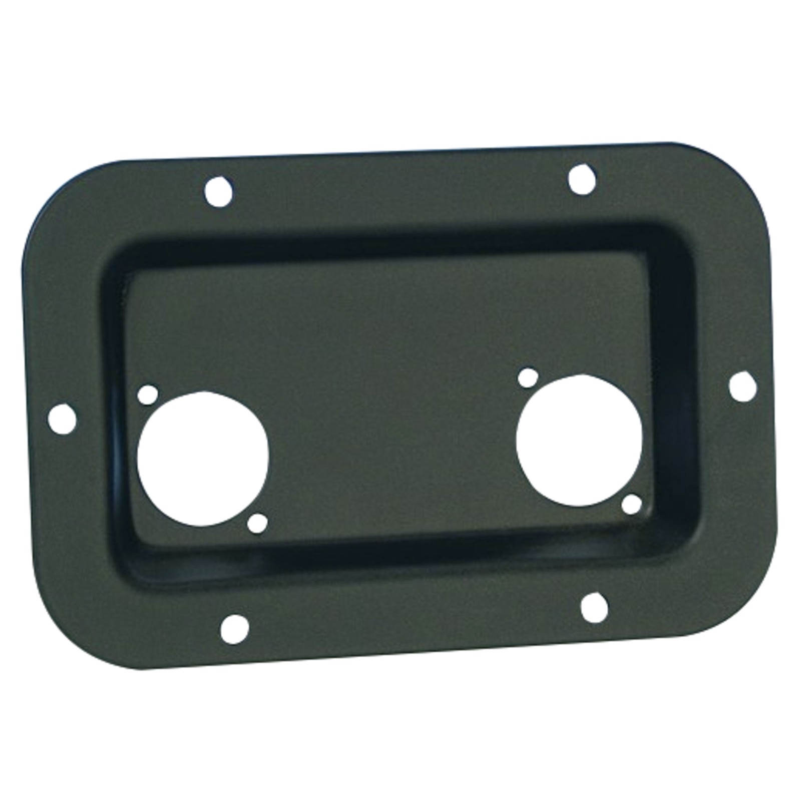 Adam Hall 8708 Einbauschale schwarz 2x Универсальный XLR / Поворотный динамик -