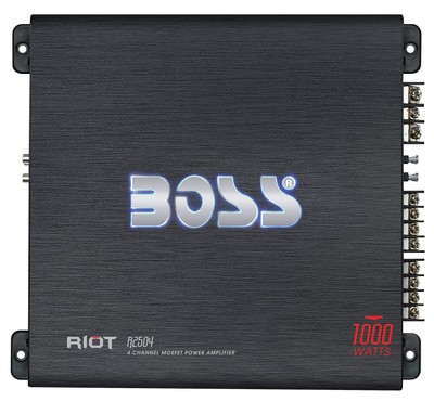 BOSS Audio Systems R2504 - Riot 1000 Watt, 4 Channel, 2 4 Ohm Stable Class AB,