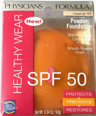 Physicians Formula Healthy Wear Powder Translucent Light 7070 - imperfect box