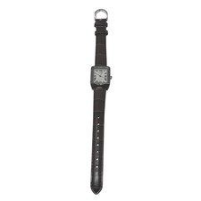 Casio LTP-V007 Square Tank Watch Silver White Dial Roman Numerals Brown Strap