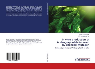 Anitha Chandran N. (u. a.) | In vitro production of Andrographolide induced...
