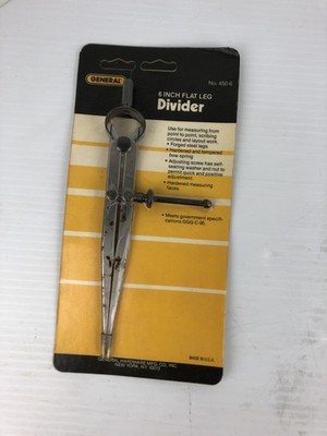 General Hardware Mfg. Co. Inc. 450-6 Flat Leg Divider 6 inch