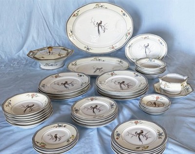 Antique Theodore Haviland Limoges Chambord.Dinnerware Set Collections!France!