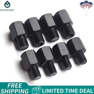 M8 M10 Rearview Mirror Adapter 8mm 10mm Black for Motorcycle Scooter Bike