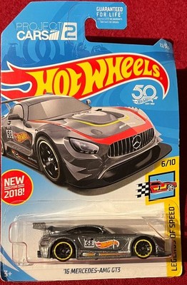 HOT WHEELS PROJECT CARS 2 '16 MERCEDES-AMG GT3 SILVER 72/365.SEE COMBINED OFFERS