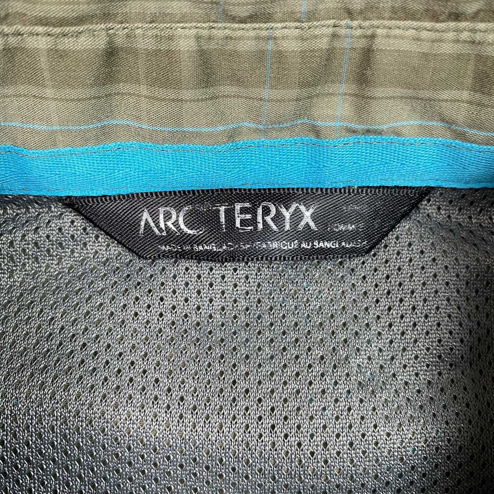 Arcteryx Shirt Men's Size S Green Plaid Short Sleeve Button Up Outdoor Hiking thumbnail 3