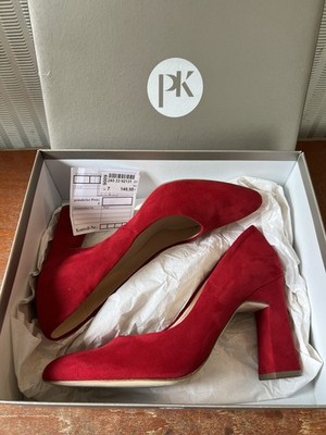 Peter Kaiser Damen Pumps Rot Leder Gr. 41   hochwertig, guter Zustand