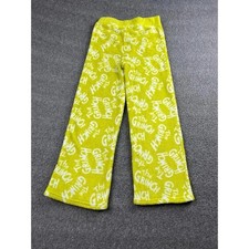 The Grinch Yellow Fleece Casual Pants Kids Medium 8 