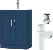 Vanity Unit with Basin Bathroom Sink, Trap and Waste, No Tap Included BELOFAY