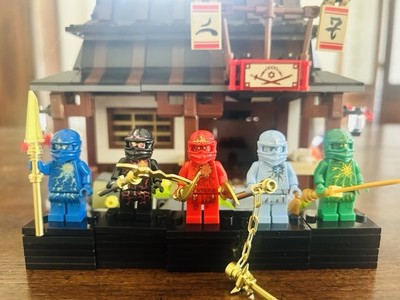 NINJAGO NRG CUSTOM MINIFURES SEASON 1 Kai, Jay, Lloyd, Zane, And Cole LOT OF 5