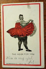 1907 POSTCARD - "THE HOOK FOR YOU" inscribed "This is My Girl"