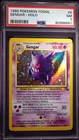 1999 Pokemon Fossil Gengar Holo #5 PSA 7 NM Unlimited - Vintage WOTC