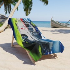 ghostbusters ecto-1  30x60", 36x72" BeachTowel tv Car Gift