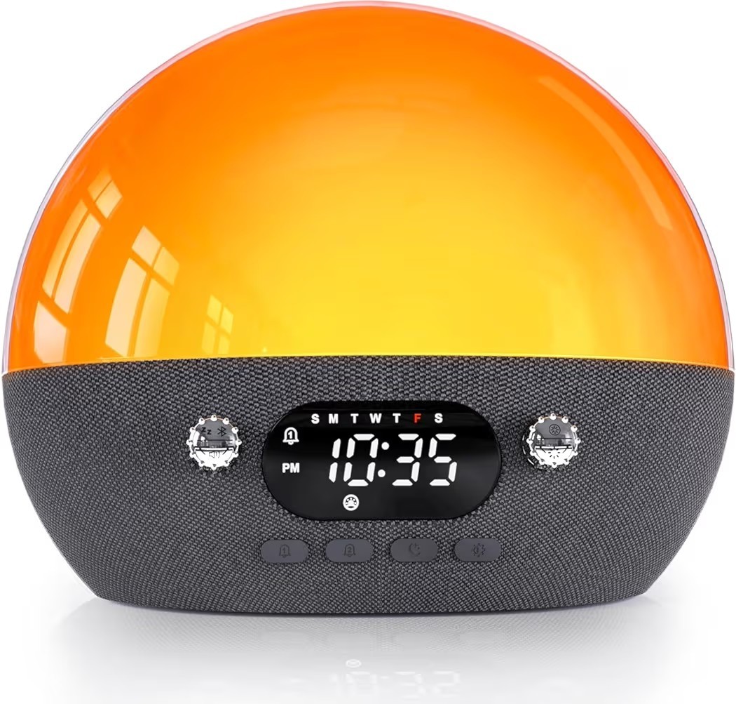 , White Noise Sound Machine, Sunlight Alarm Clocks For Bed..