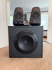 Logitech Z623 THX 2.1 Speaker System Subwoofer  Satellites 400W Tested Working