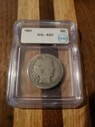 1893 Barber Half Dollar ICG AG3